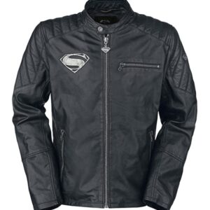 Black Superman Leather Jacket